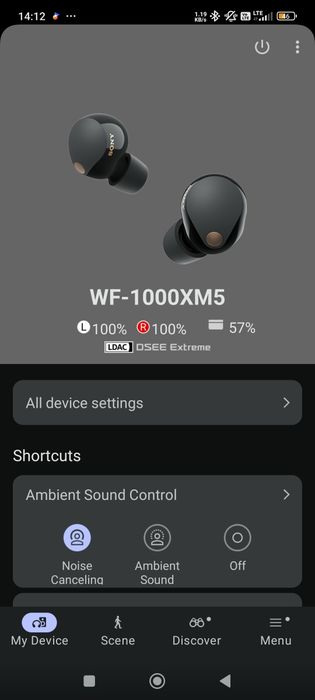 Sony WF -1000XM5 Słuchawki bezprzewodowe ANC Bluetooth LdaC