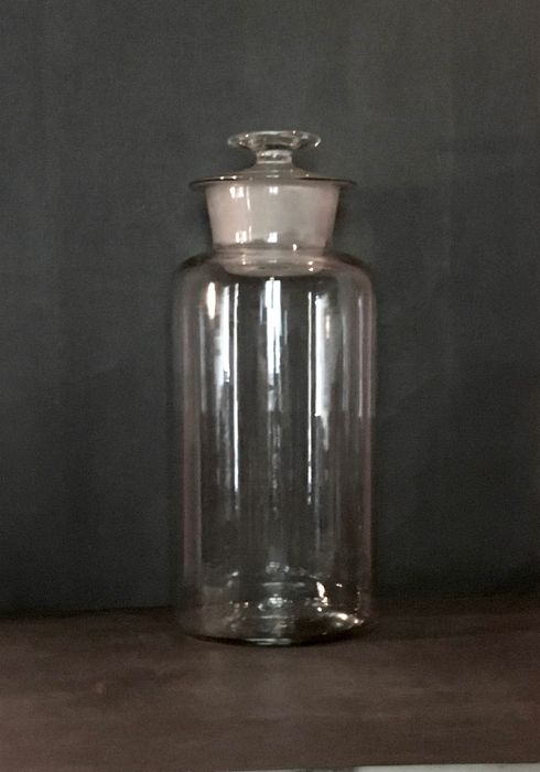 FRASCO de FARMÁCIA (40 cm/s) - vidro soprado - antigo