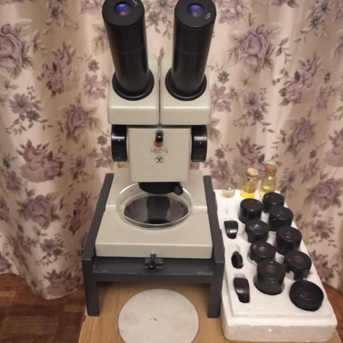 Микроскоп МБС-9 весь комплект