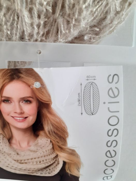 Nowy komin szalik damski