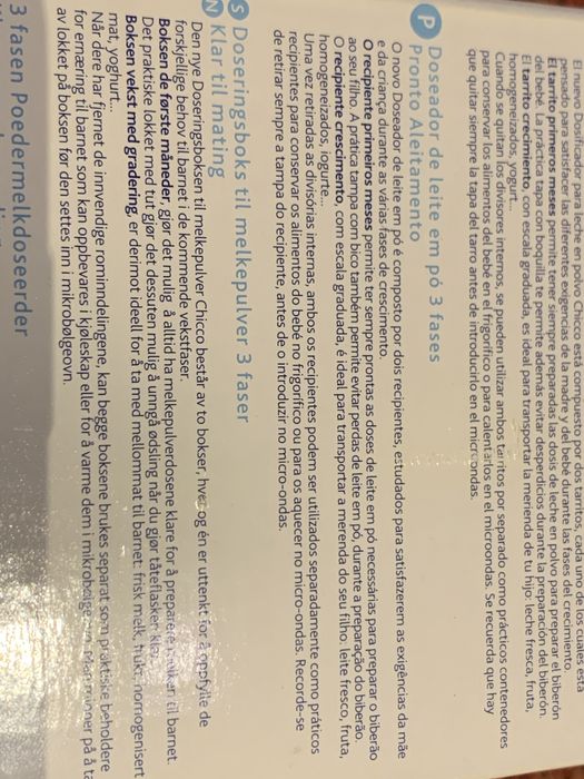 Doseador leite em pó Chicco