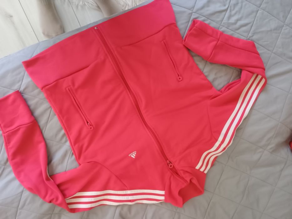 Bluza damska Adidas ciemny róż