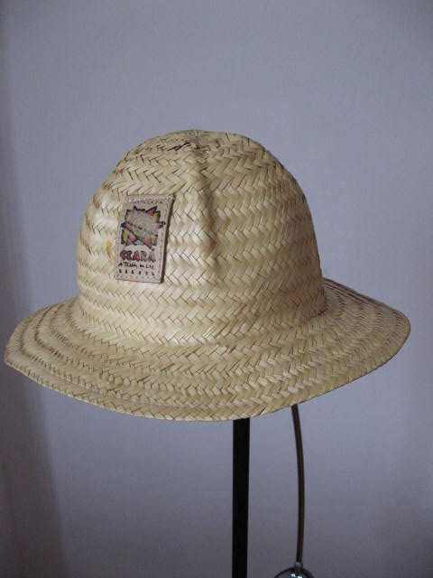 Kapelusz słomkowy również do stroju karnawałowego balowego dla dzieci