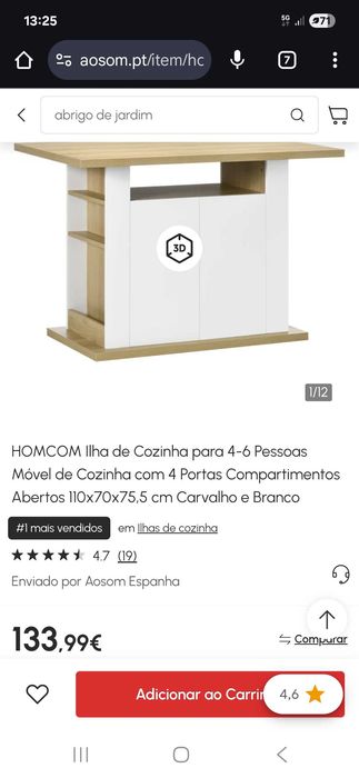 Ilha de Cozinha - NOVA