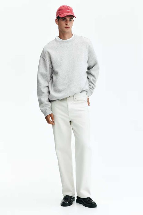 Чоловічий світшот на флісі вільного крою H&M - Святкові знижки