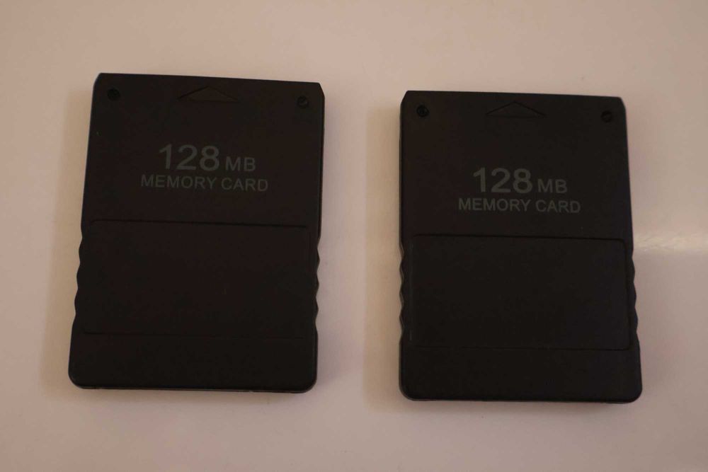 2x Karta Pamięci Memory Card 128MB do konsoli Sony PlayStation 2 PS2