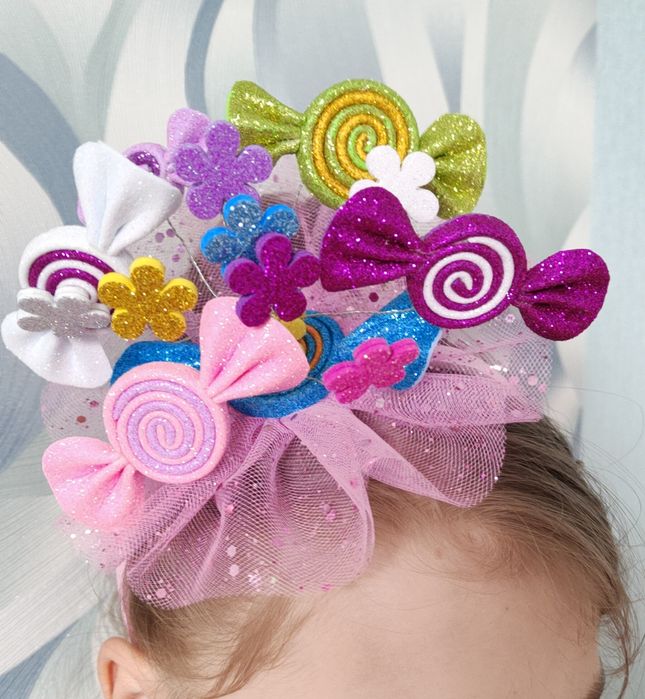 Обруч цукерка ободок конфетка новорічні обручі прикраси на свято: 250 ...