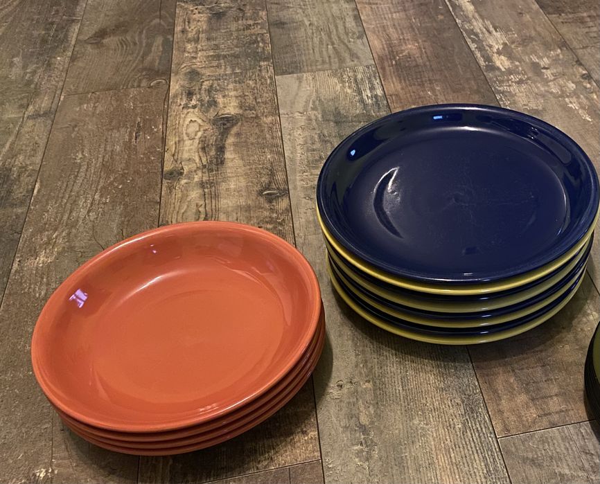 Zastawa stołowa, talerze + talerze głębokie 12 sztuk