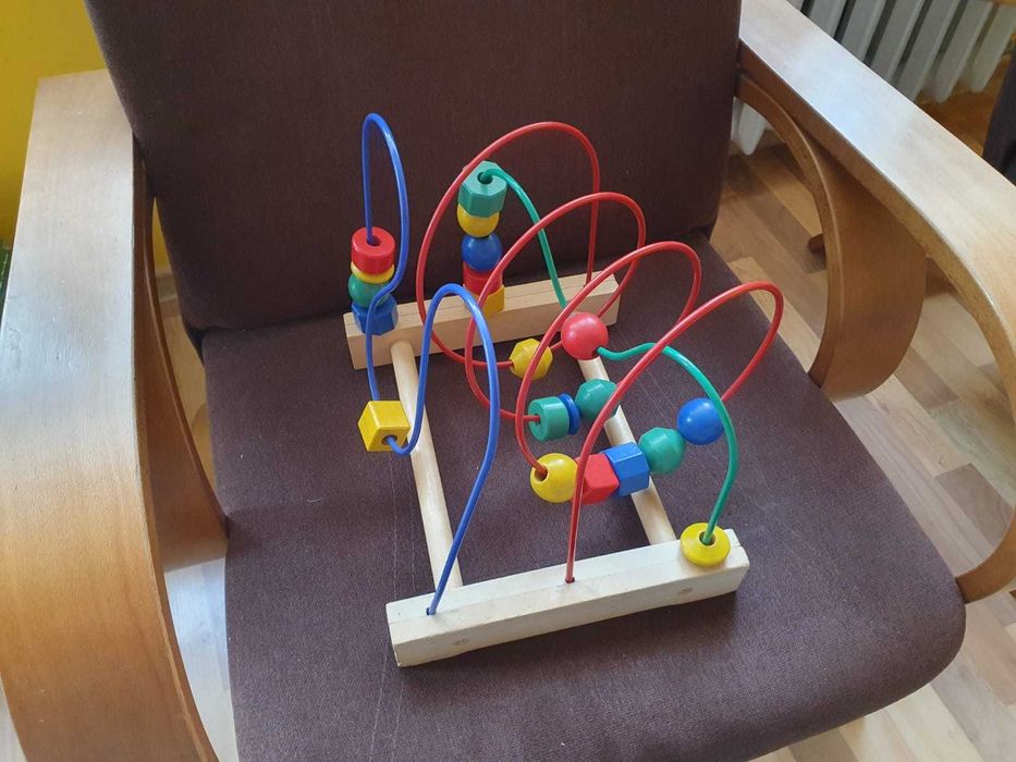 klocki drewniane, edukacyjne, IKEA