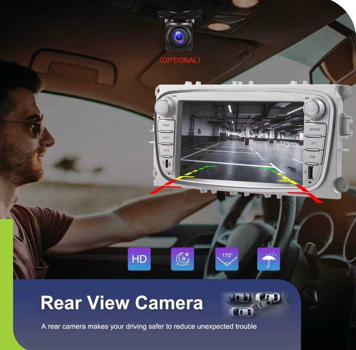 Nowe RADIO ANDROID FORD Focus 2 S-Max Mondeo C-Max Kuga Galaxy 2+64GB