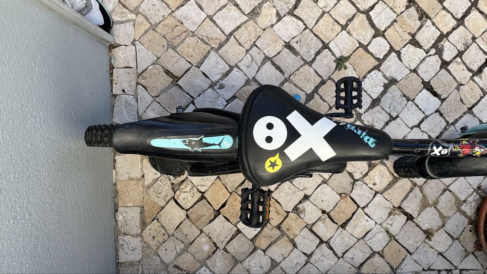 Bicicleta criança decathlon roda 16 c/capacete
