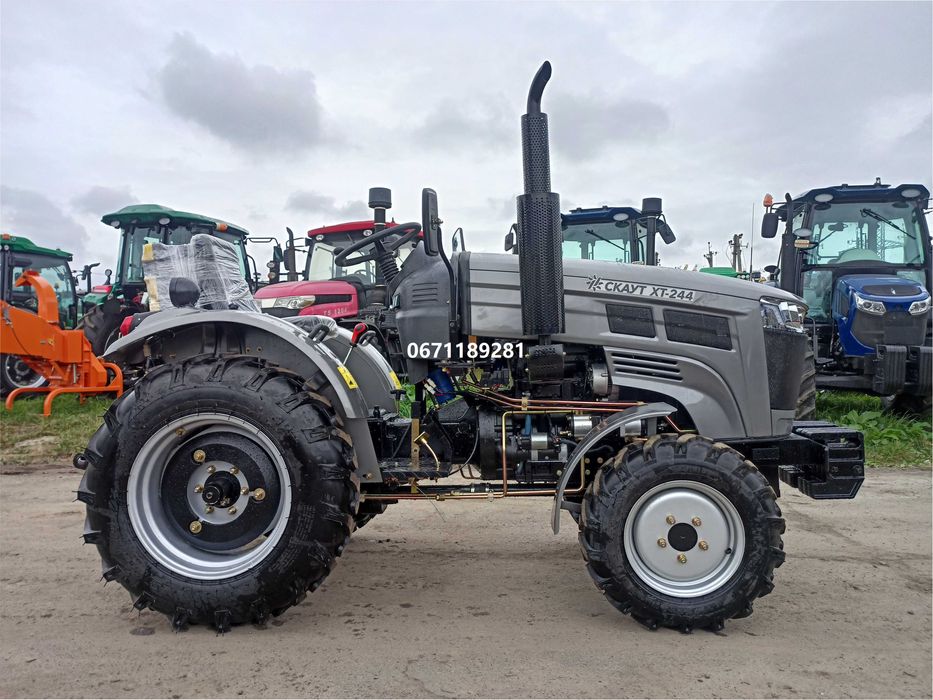 Мінітрактор Скаут Т-244 безкоштовна доставка під самий двір гарантія