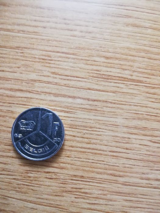 Moeda 1 franco belga 1990