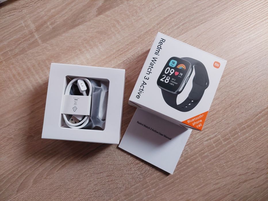 Smartwatch Redmi Watch 3 Active czarny nowy