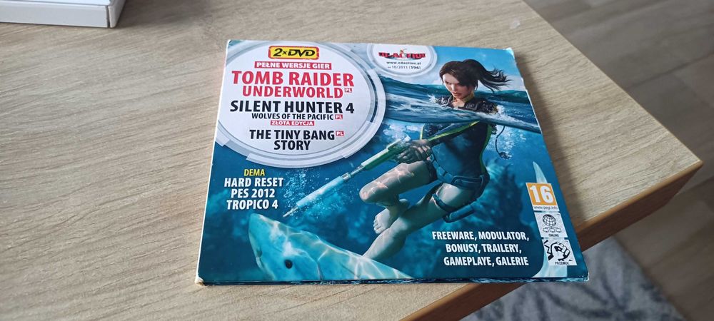 Płyta CD Action 196(10/2011) Ton Raider Silent Hunter4 The Tiny Bang S