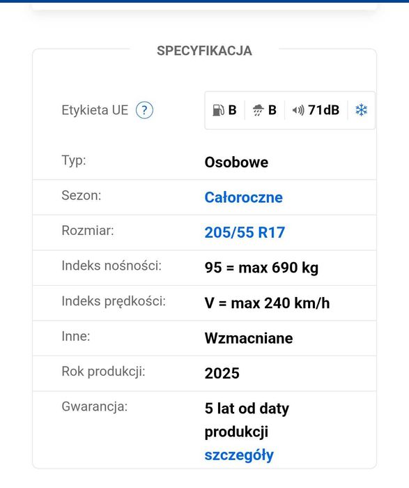 Dębica nawigator 3, 205/55/17 wielosezonowe 25r nowe