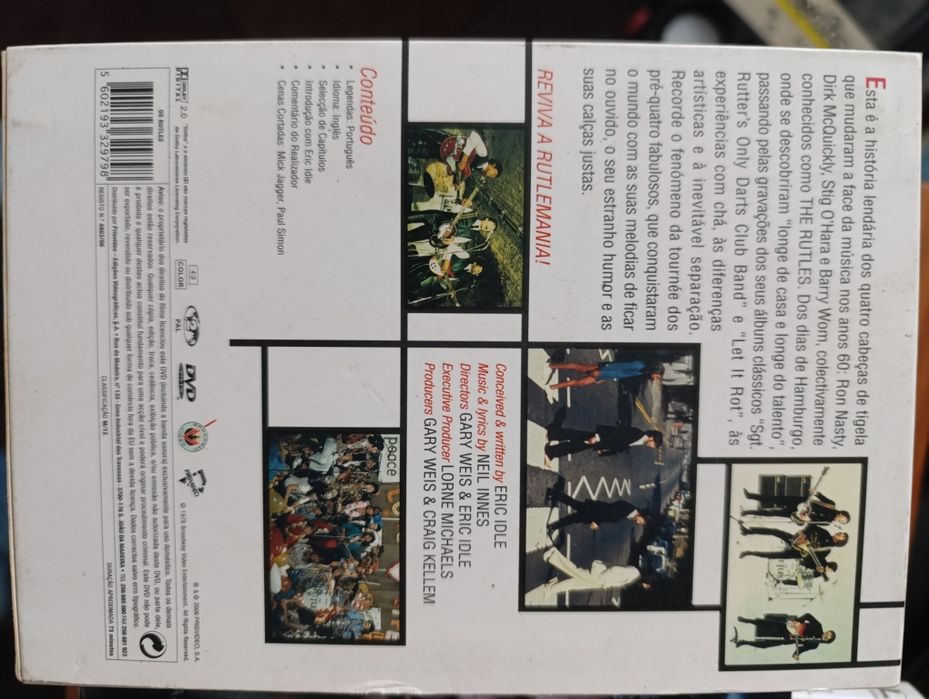 Dvd os rutles all you need is cash