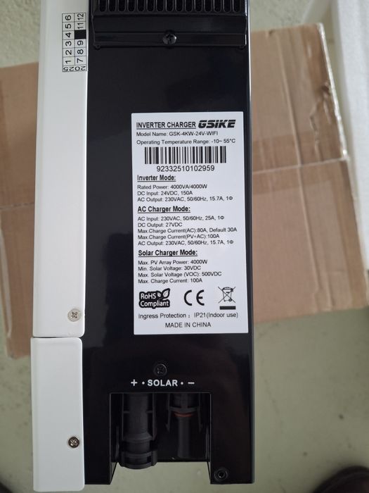 Inversor Gsike 4000W 24V WIFI