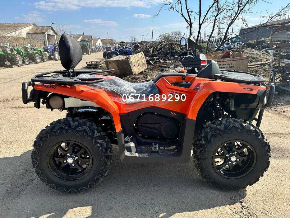 Двомісний квадроцикл Odess ML 550 ATV інжектор 4х4 Лебідка (помаранчевий, сірий) Доставка до самого будинку безкоштовна!