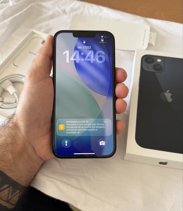 iPhone 13 128GB Preto – como Novo – Entrego em mãos Lisboa €280