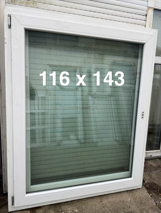 Okna PCV używane i nowe SKŁAD PIĄTEK- 116 x 143 i inne!
