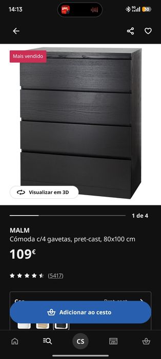 Cómoda ikea malm