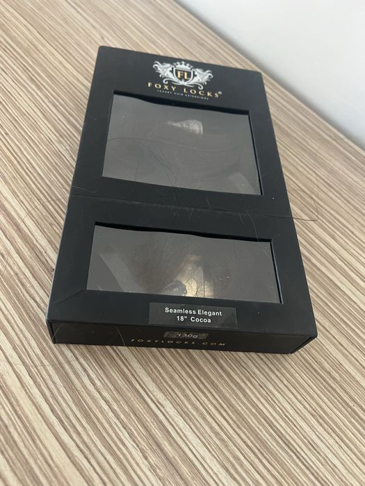 Натуральні треси на кліпсах Foxy Locks оригінал 18 дюймів Cocoa