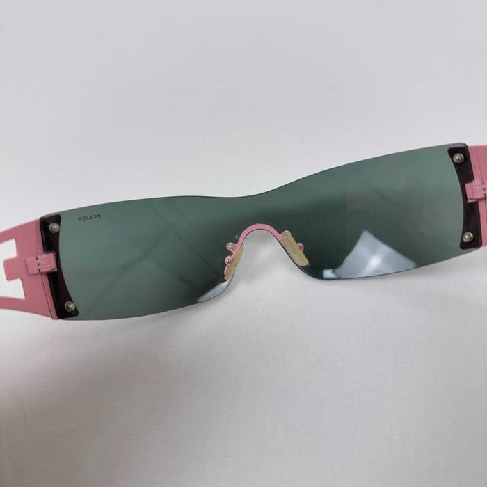 Conjunto de Acessórios Y2K Óculos de Sol Rosa