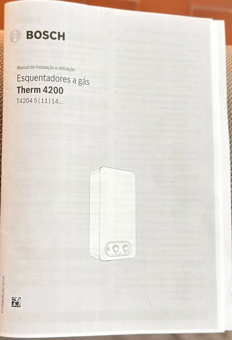 Esquentador a Gás da Bosch novo