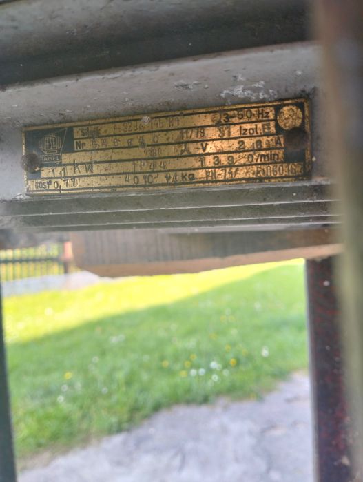 Szlifierka stołowa stojąca silnik 1.1kw wałek szlifierki