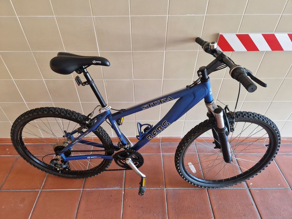 Bicicleta de montanha "Berg", modelo Stuka, azul