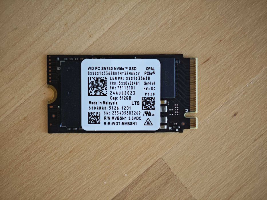 WD SN740 512GB M.2 NVMe 2242 PCIe Gen4 x4 SSD Western Digital