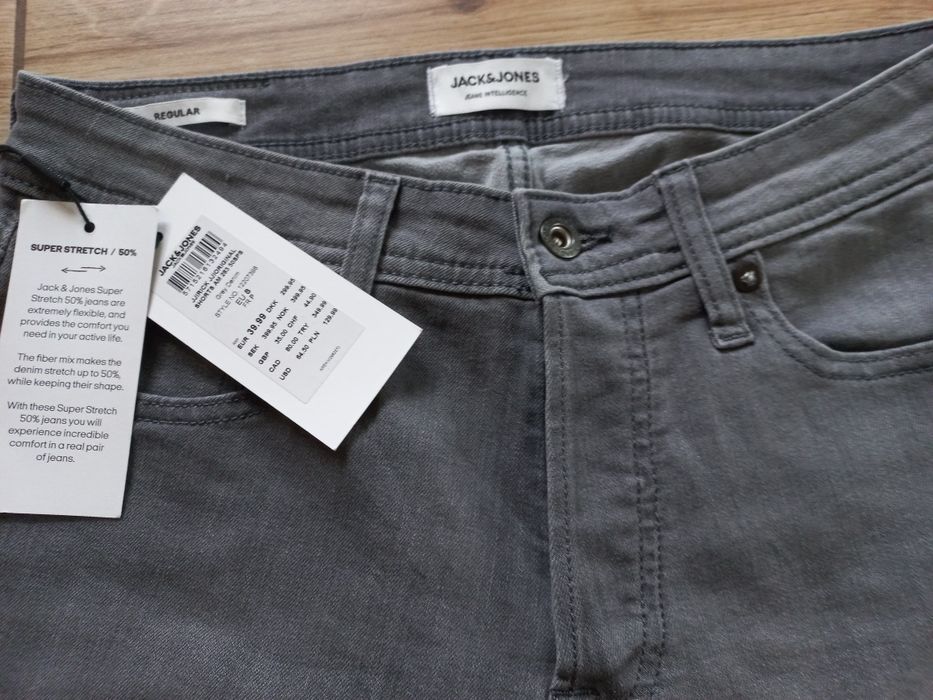 firmowe męskie spodenki-JACK & JONES-rozmiar-S-Nowe