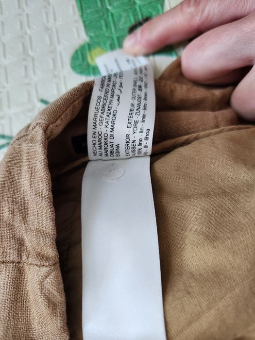 Лляні шорти Massimo Dutti