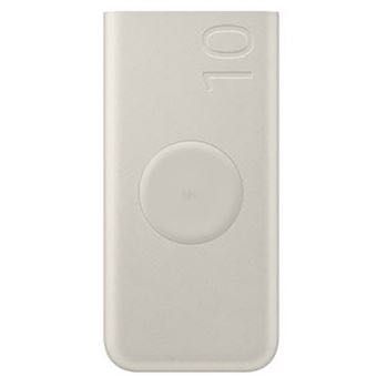 Powerbank Samsung 10.000mAh com carregamento sem fios (25W- bege)- novo, 3 anos de garantia