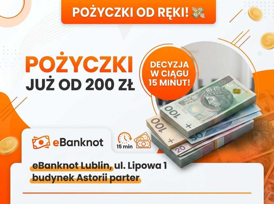 eBanknot Pożyczki szybko i wygodnie