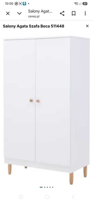 Zestaw dla dziecka szafa ,komoda, łóżko/tapczan 70x140