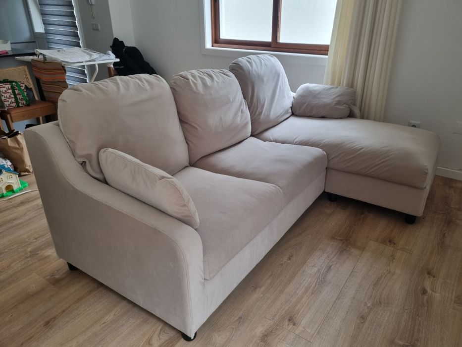 Sofá 3 lugares com chaise-longue -  IKEA VINLIDEN