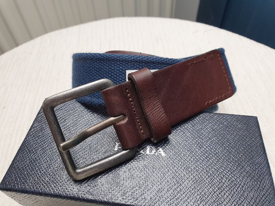 Pasek materiałowo skorzany roz. 93/103