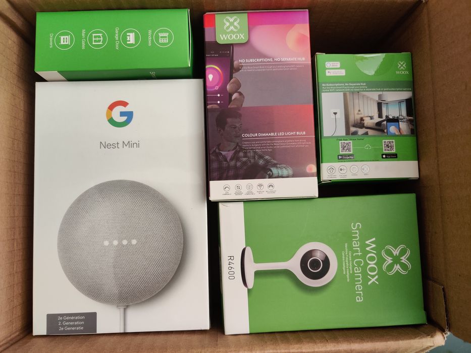 Excelente kit Smart home com Google nest novo