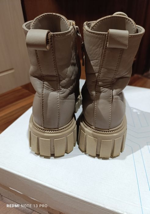 Теплі зимові ботинки 36 розмір колір капучино