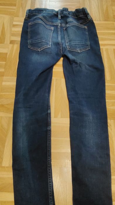 Jeansy rurki h&m super stretch 140