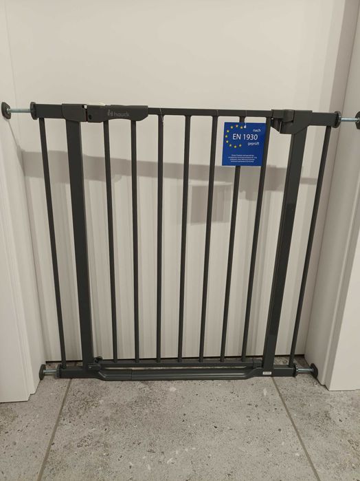 Hauck Close Bramka Bezpieczeństwa 75-80cm (czarna) - NOWA!