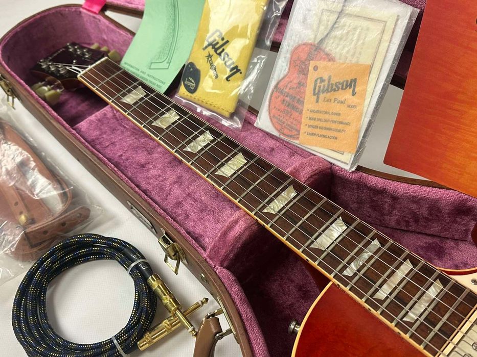 Gibson Les Paul Custom Shop Standard 1959/59/R9/LPR9 Quilt Top (2005 р., mint, 6500$)