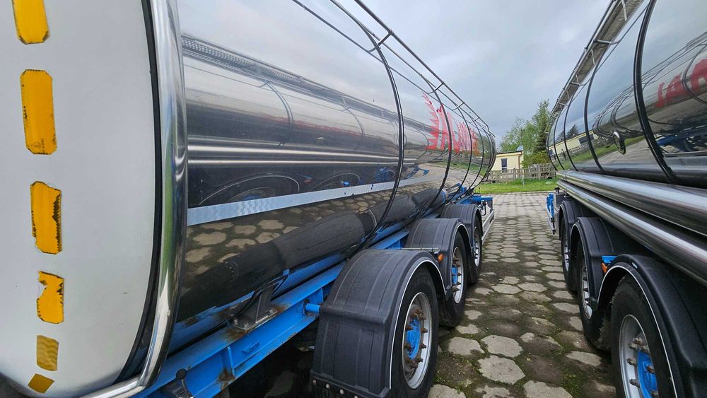 Cysterna spożywcza Wamsianów 30 000 l izo, Webasto, CIP, 4 komory