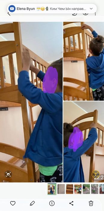 Двоповерхове дитяче ліжко