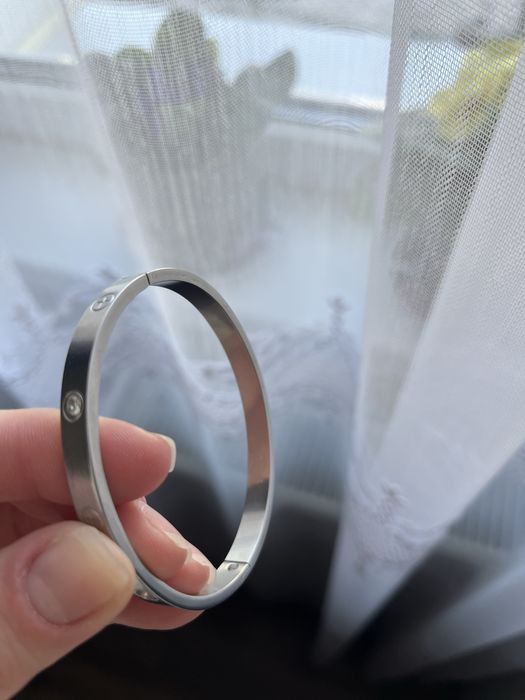 Браслет cartier срібло