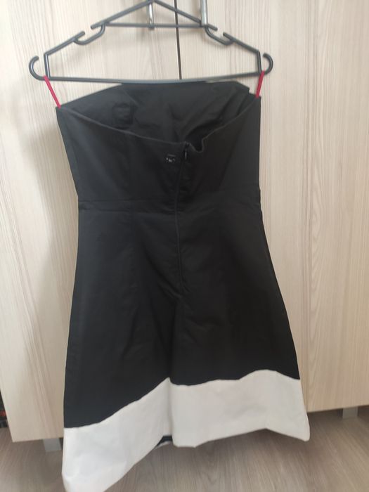 Sukienka Tiffi biało czarna