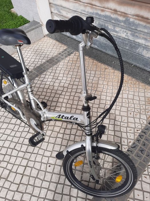 Bicicleta dobrável alumínio eléctrica