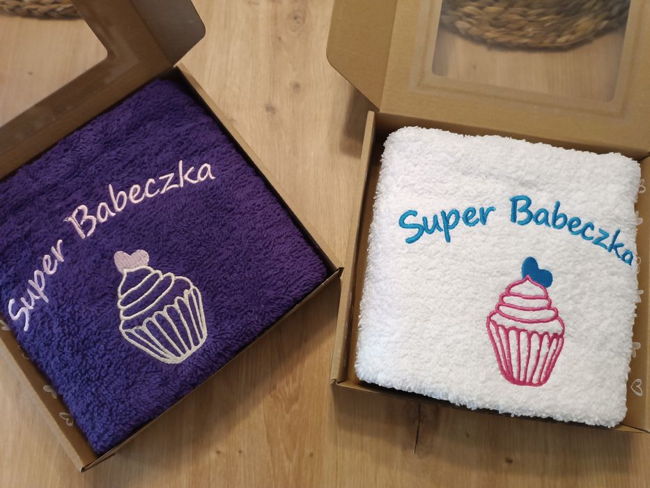 Ręcznik z haftem prezent urodziny dzień mamy dzień kobiet